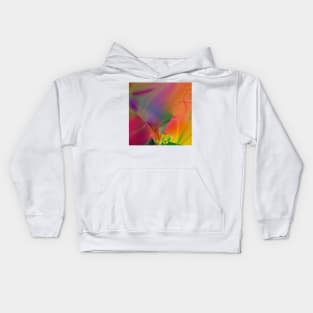 abstract colorful design Kids Hoodie